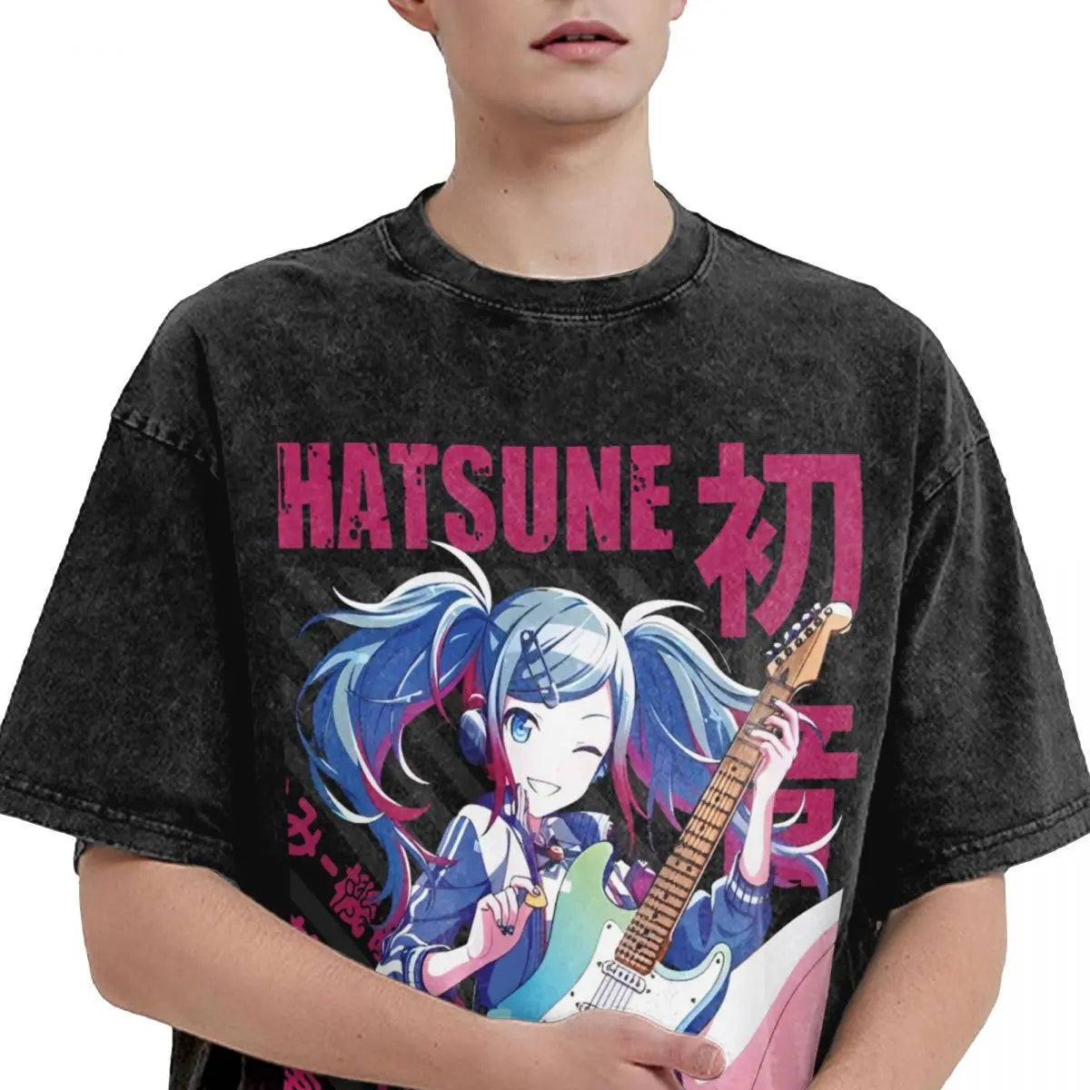 Vocaloid Hatsune Miku Washed T Shirts