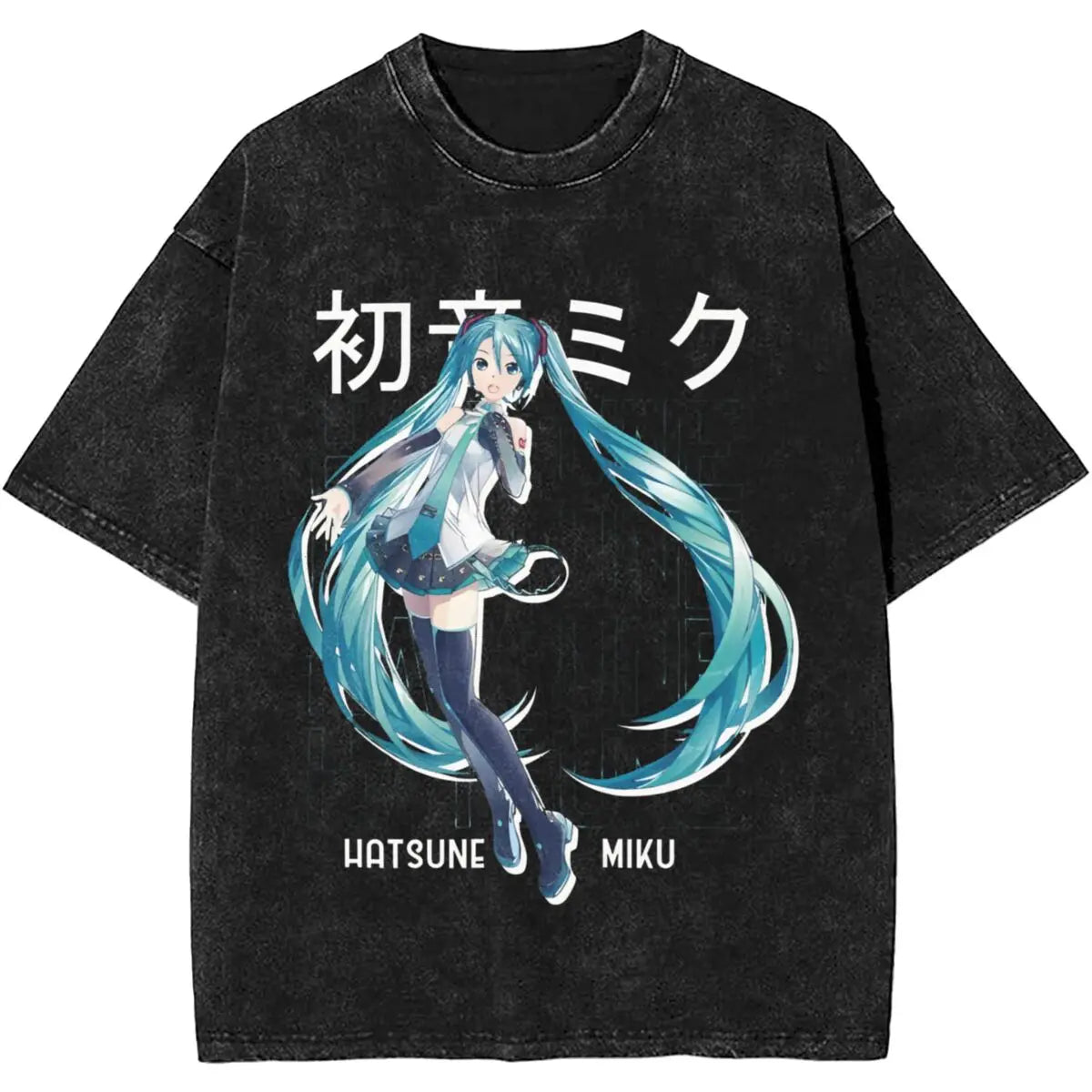 Vocaloid Hatsune Miku Washed T Shirts