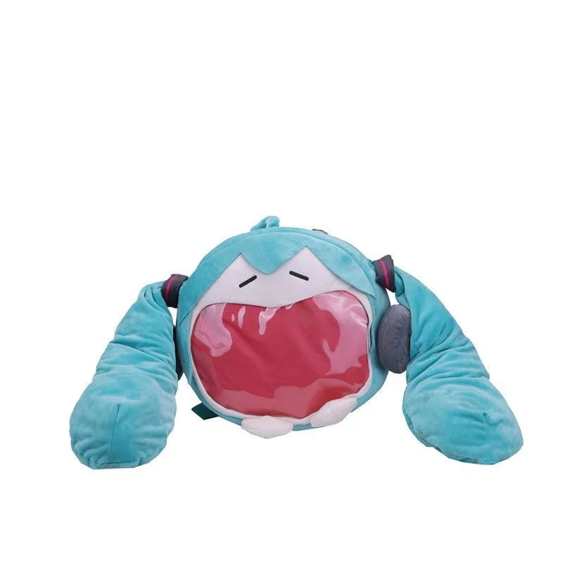 Hatsune Miku Kawaii Plush Shoulder Bag – Multi-Functional 23cm Purse
