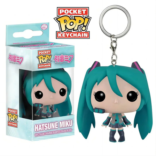 Hatsune Miku Pocket Keychain Toy – Random Anime Vinyl Doll