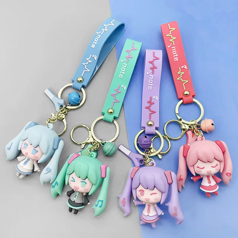 Hatsune Miku Keychain Gel Character