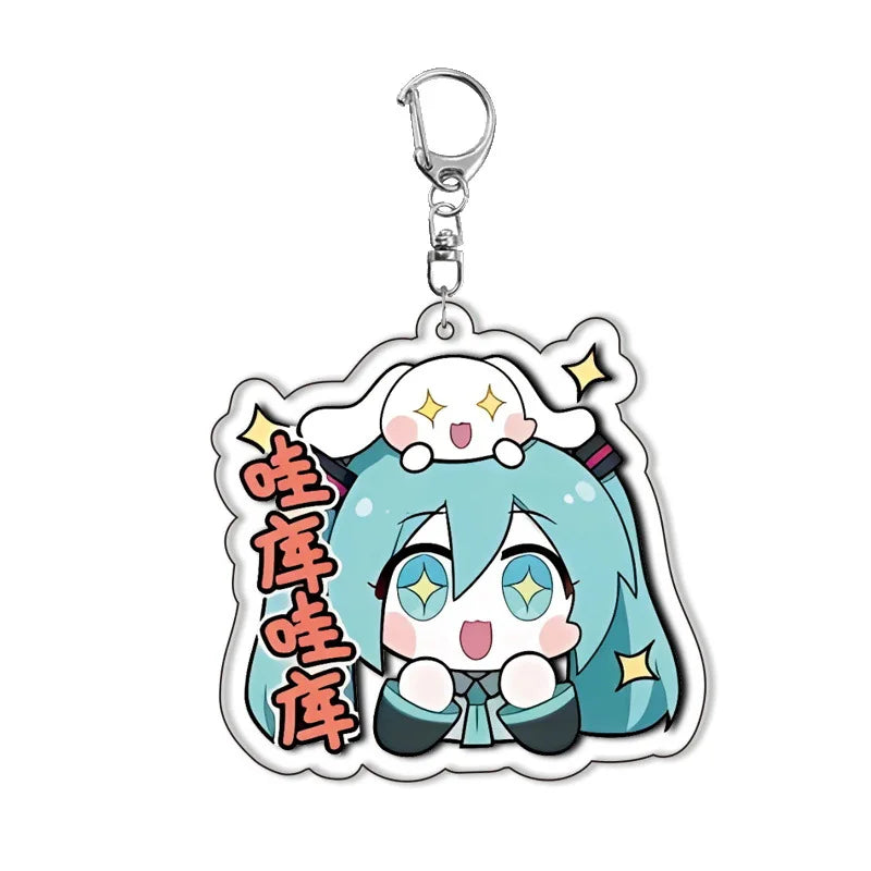 Hatsune miku Acrylic Keychain