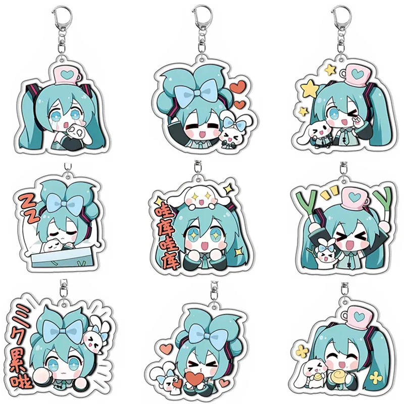 Hatsune miku Acrylic Keychain