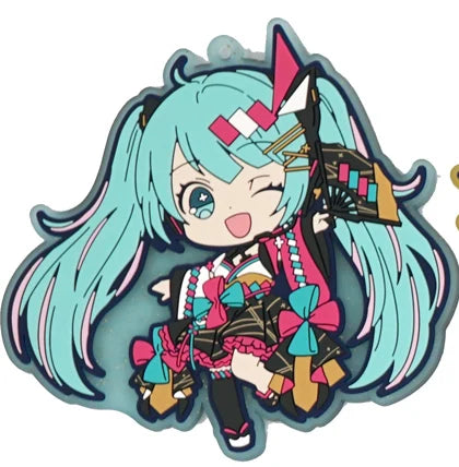 Vocaloid Hatsune Miku Rubber Keychain