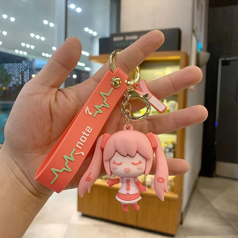 Hatsune Miku Keychain Gel Character