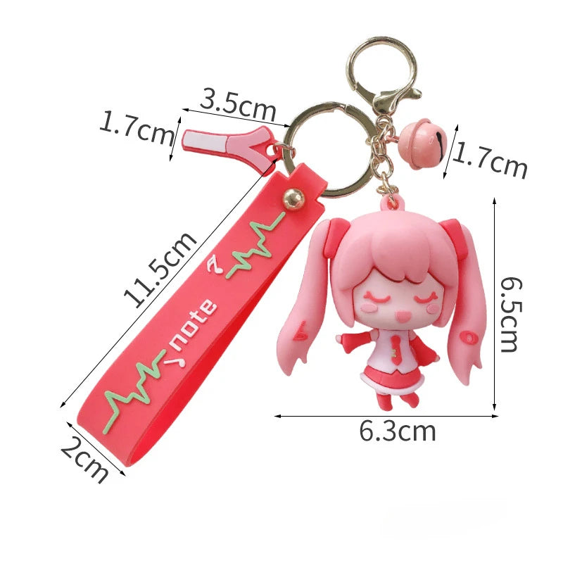 Hatsune Miku Keychain Gel Character