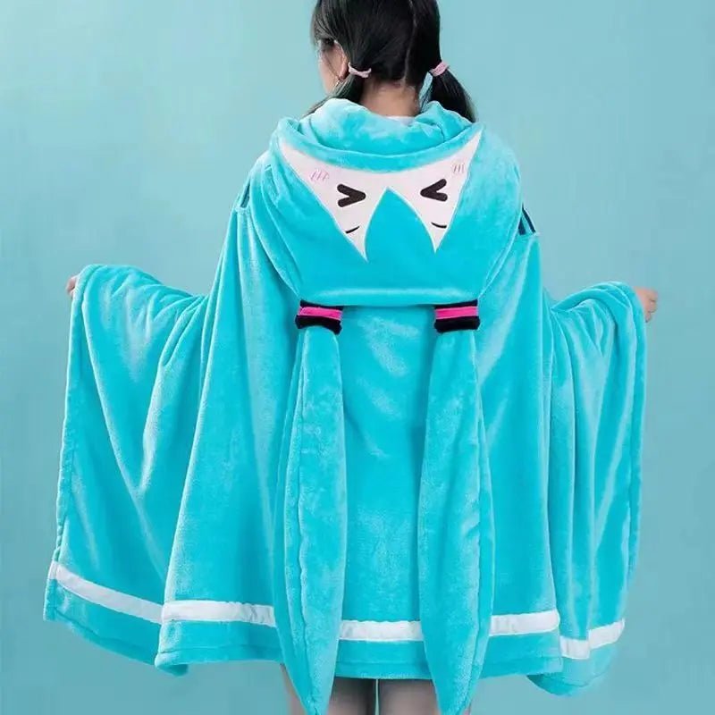 Hatsune Miku Blanket/Hoodie