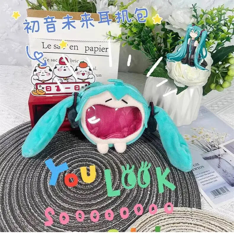 Hatsune Miku Plush Backpack – Cute Kawaii Shoulder Bag