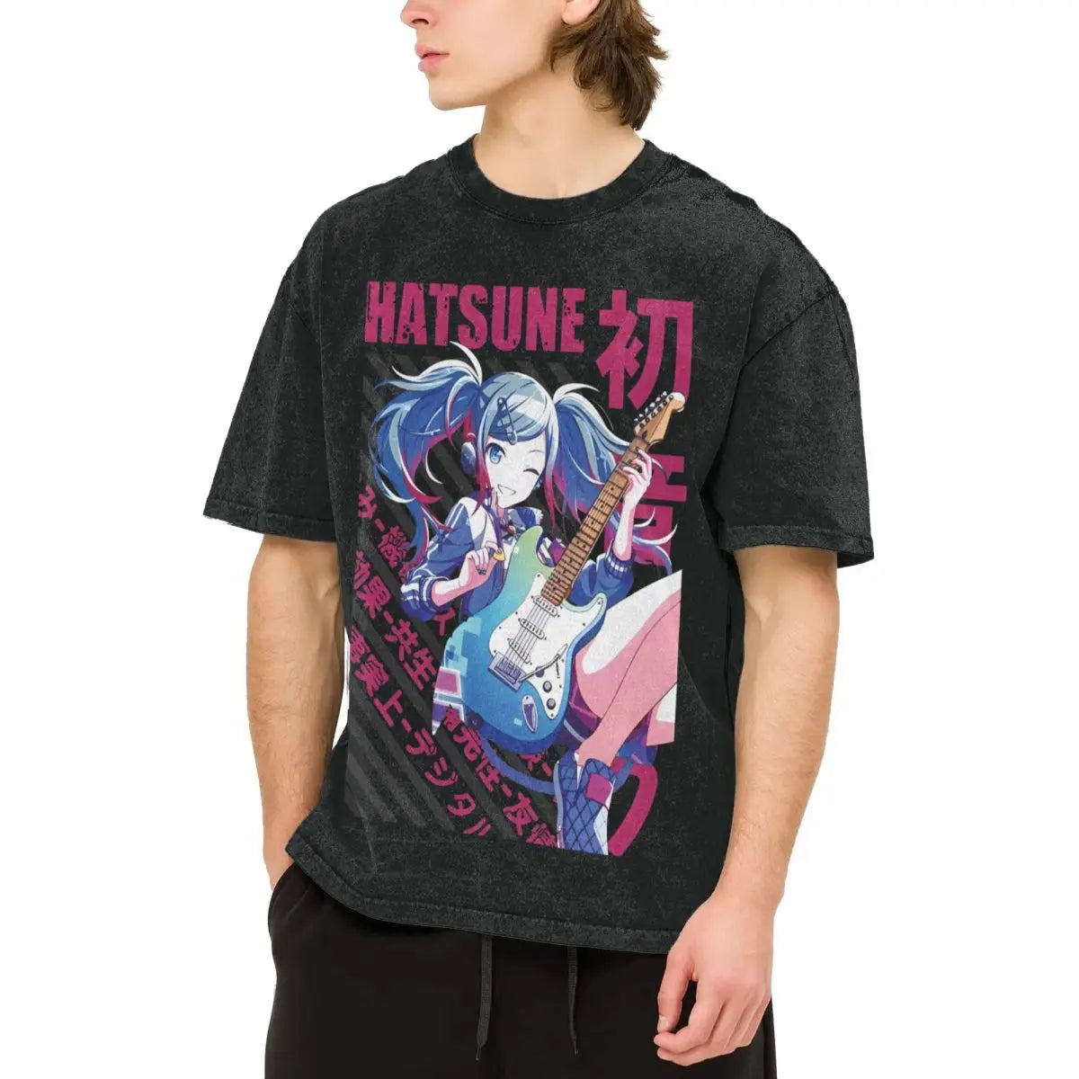 Vocaloid Hatsune Miku Washed T Shirts