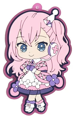 Vocaloid Hatsune Miku Rubber Keychain