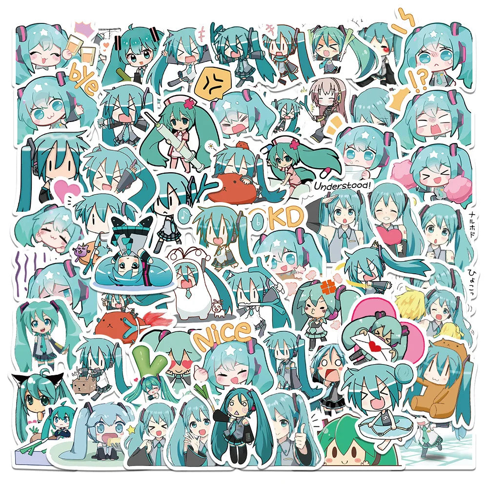 65pcs Hatsune Miku Sticker Pack