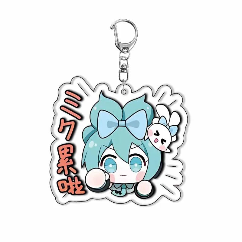 Hatsune miku Acrylic Keychain