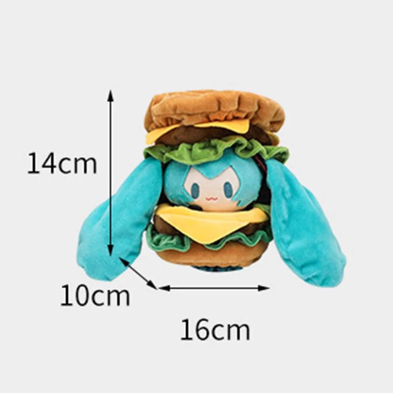15cm Hatsune Miku Kawaii Burger Plush
