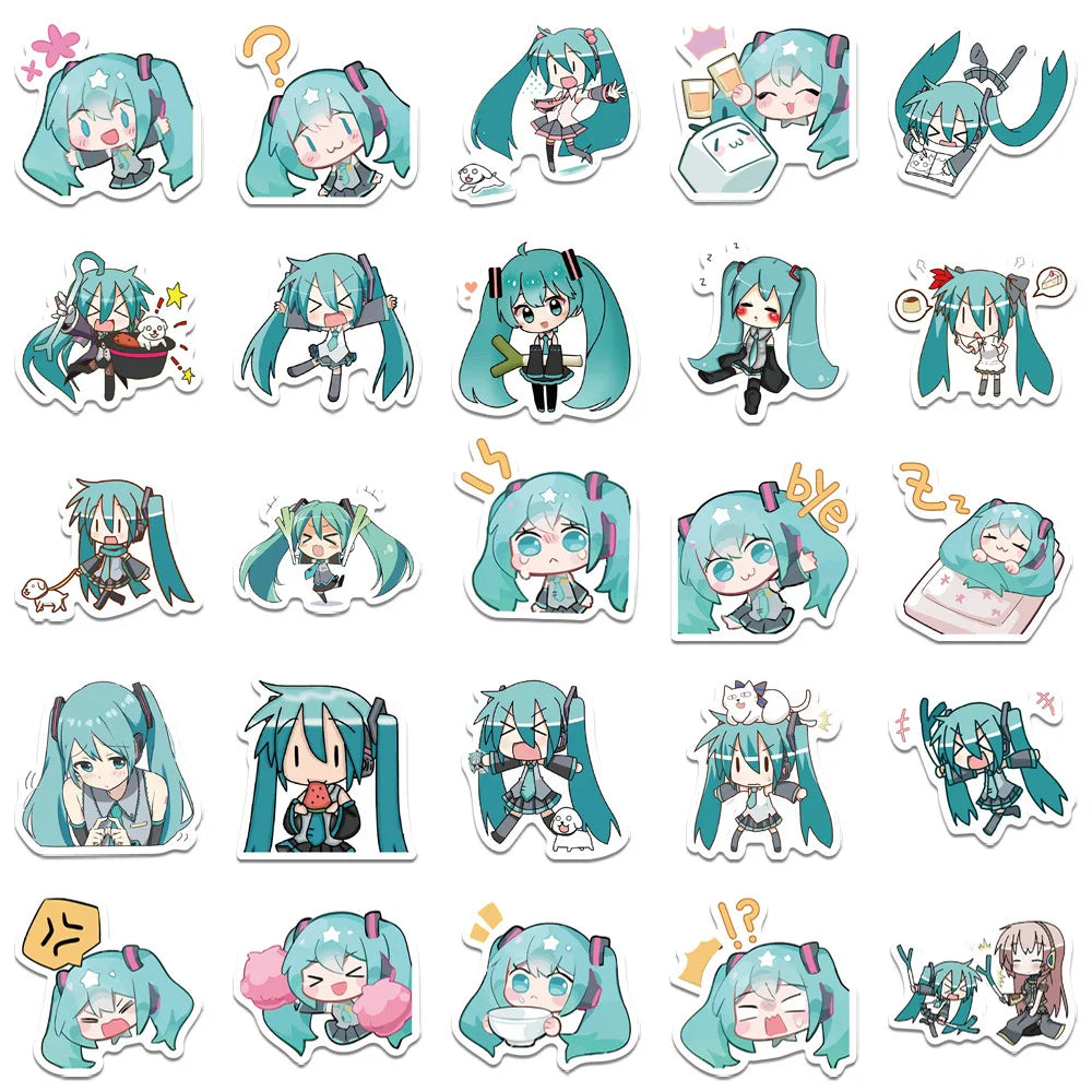 65pcs Hatsune Miku Sticker Pack