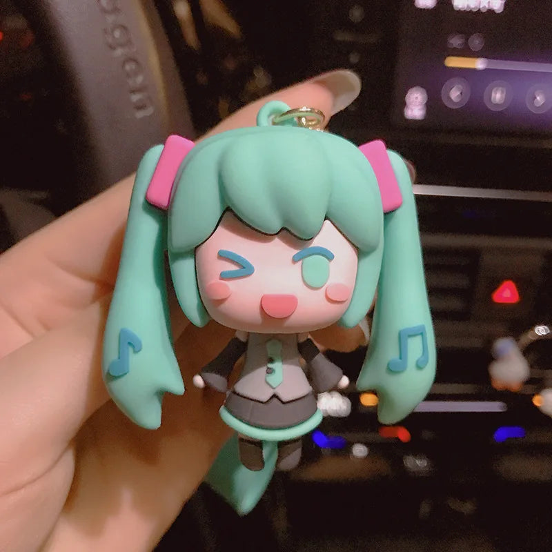 Hatsune Miku Keychain Gel Character