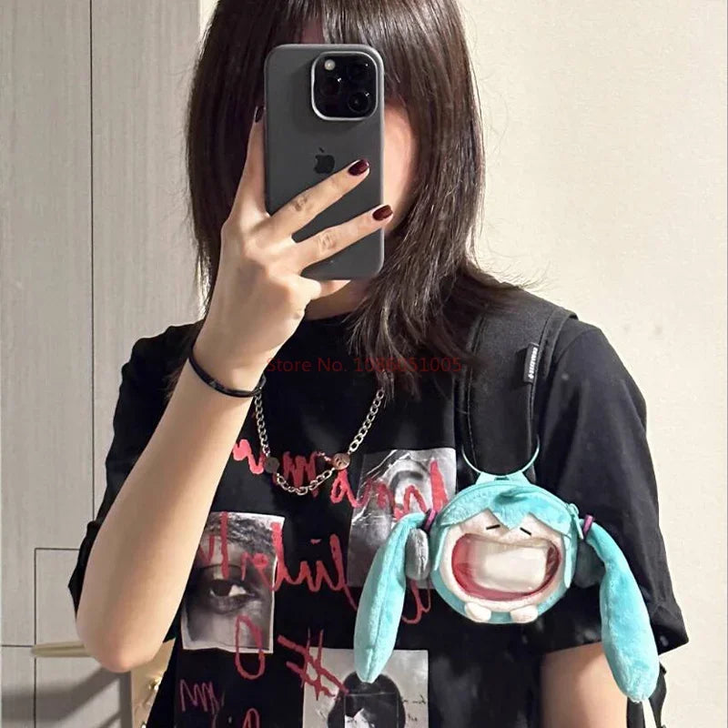 Hatsune Miku Plush Backpack – Cute Kawaii Shoulder Bag