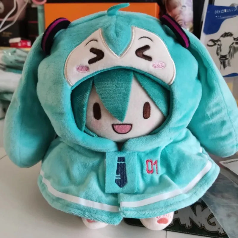 Hatsune Miku Mini Hand Puppet & Pet Shawl – Squinting Eyes Cloak