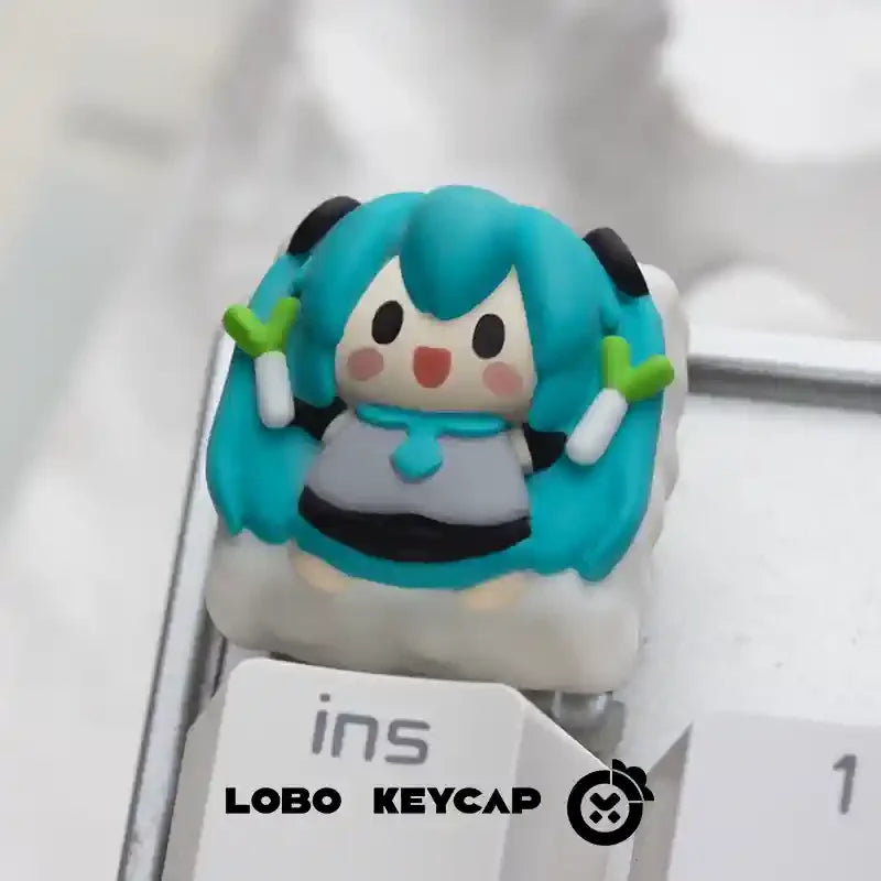 Vocaloid Keyboard Keycap Resin Art