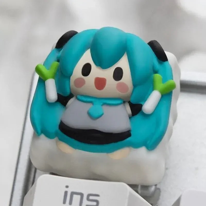 Vocaloid Keyboard Keycap Resin Art