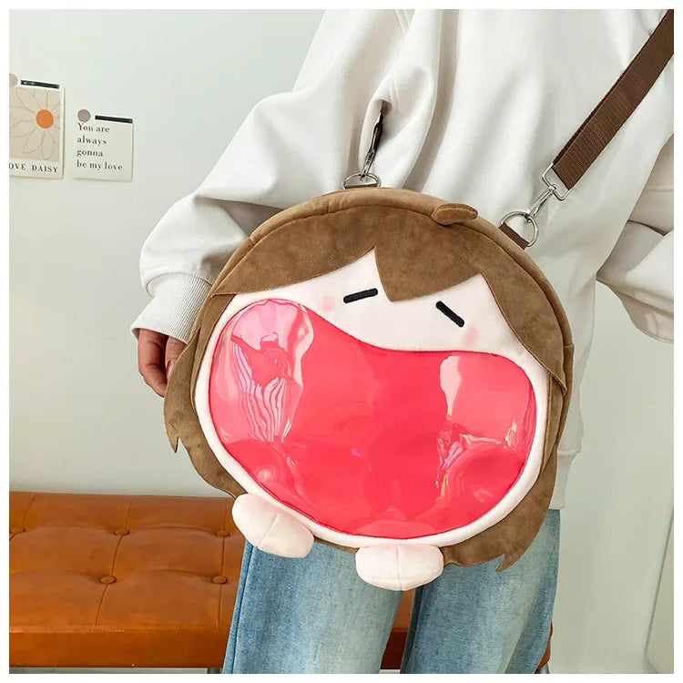 Hatsune Miku Plush Backpack – Cute Kawaii Shoulder Bag