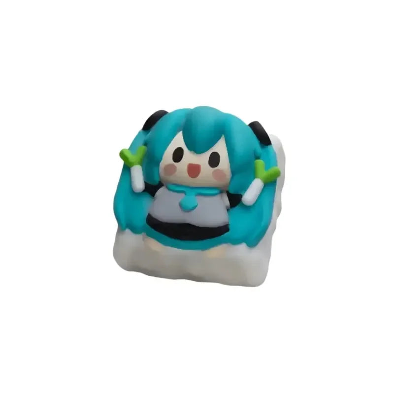 Vocaloid Keyboard Keycap Resin Art
