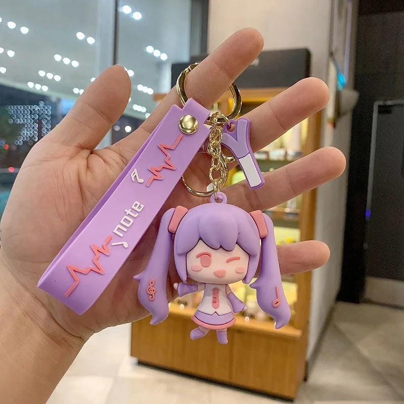 Hatsune Miku Keychain Gel Character