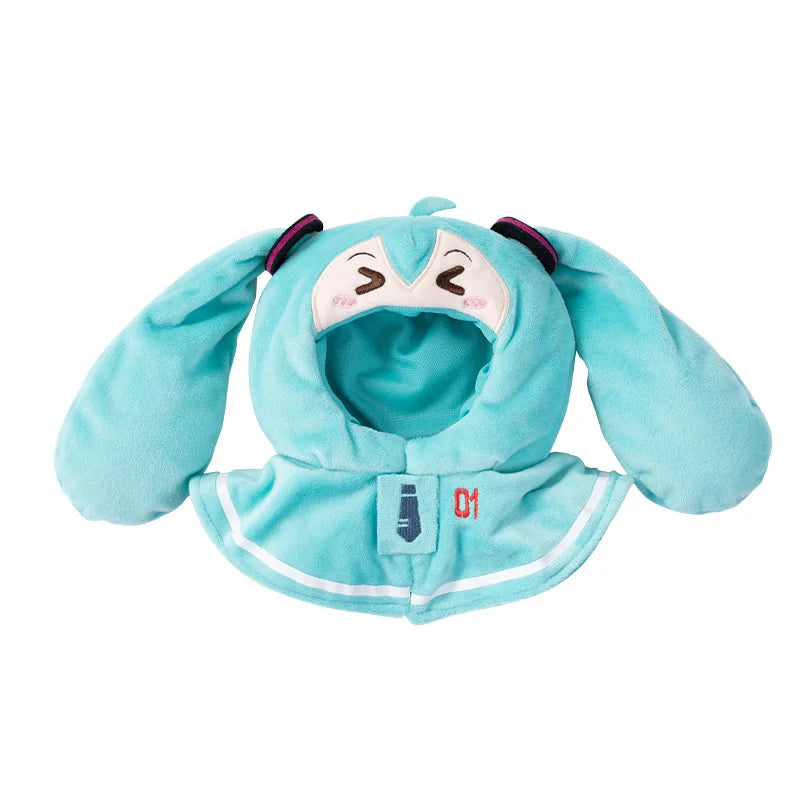 Hatsune Miku Mini Hand Puppet & Pet Shawl – Squinting Eyes Cloak