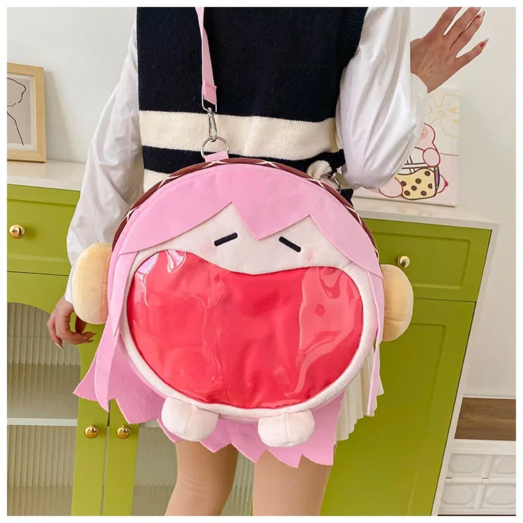 Hatsune Miku Plush Backpack – Cute Kawaii Shoulder Bag