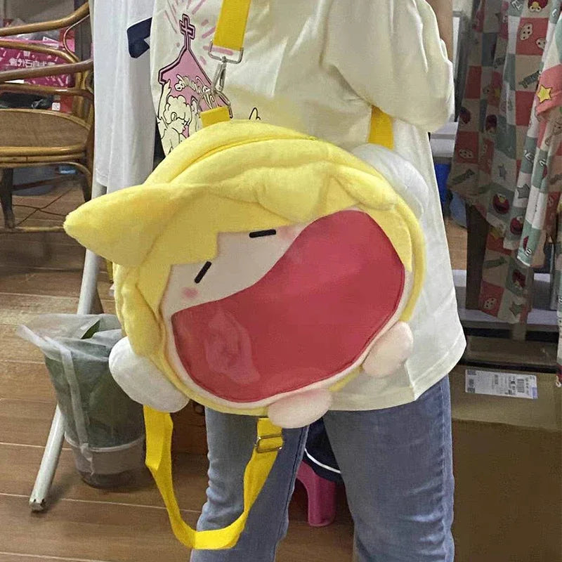Hatsune Miku Plush Backpack – Cute Kawaii Shoulder Bag