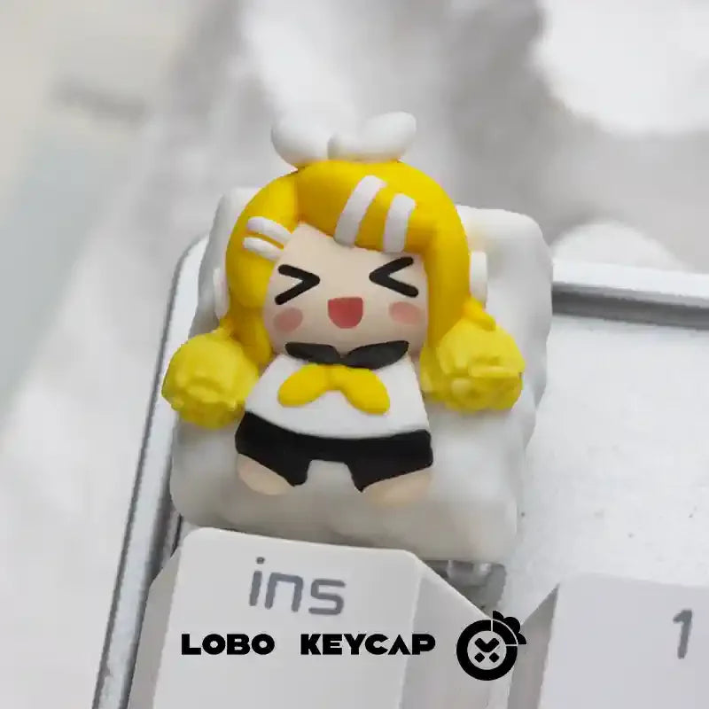 Vocaloid Keyboard Keycap Resin Art