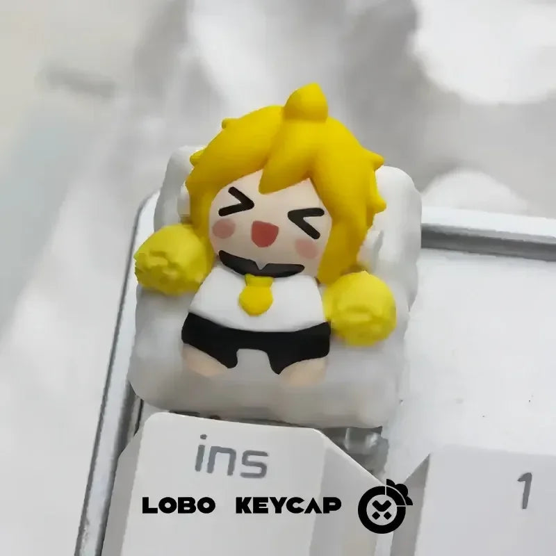 Vocaloid Keyboard Keycap Resin Art